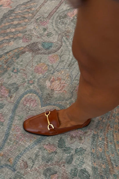 Marie camel moccasin