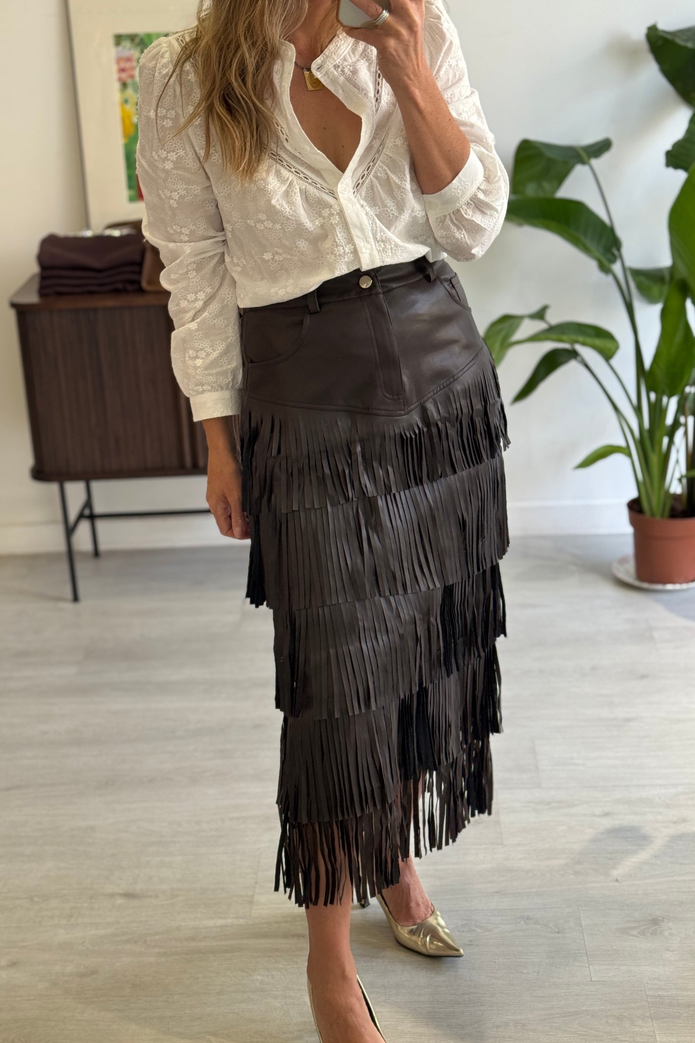 Brown skirt Alejandra