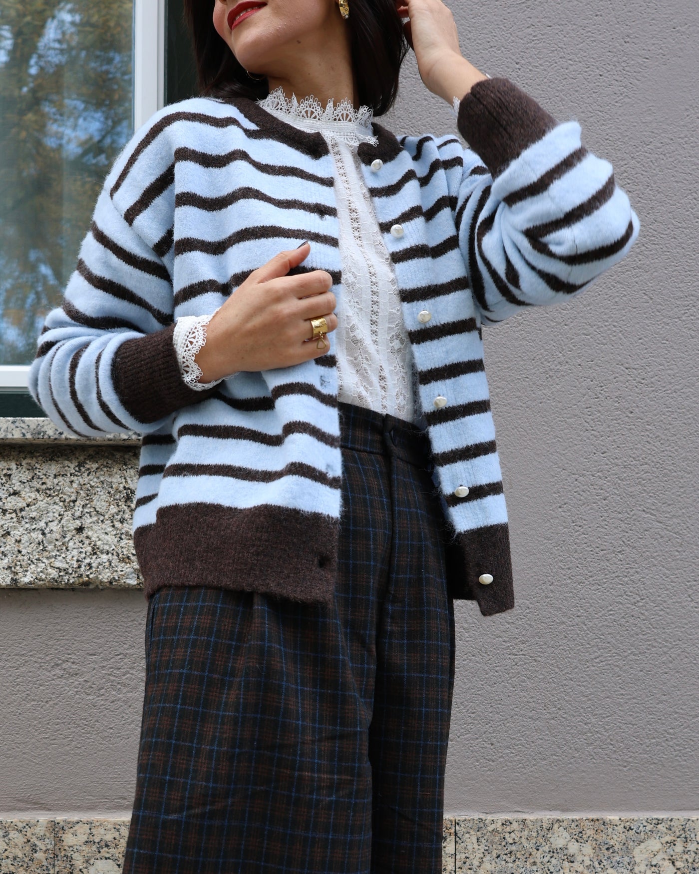 Casaco listas Hannie