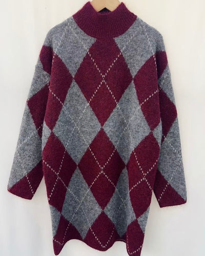 Vestido bordô Monique