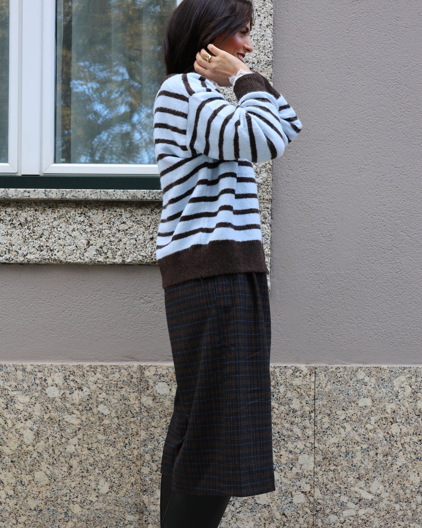 Casaco listas Hannie