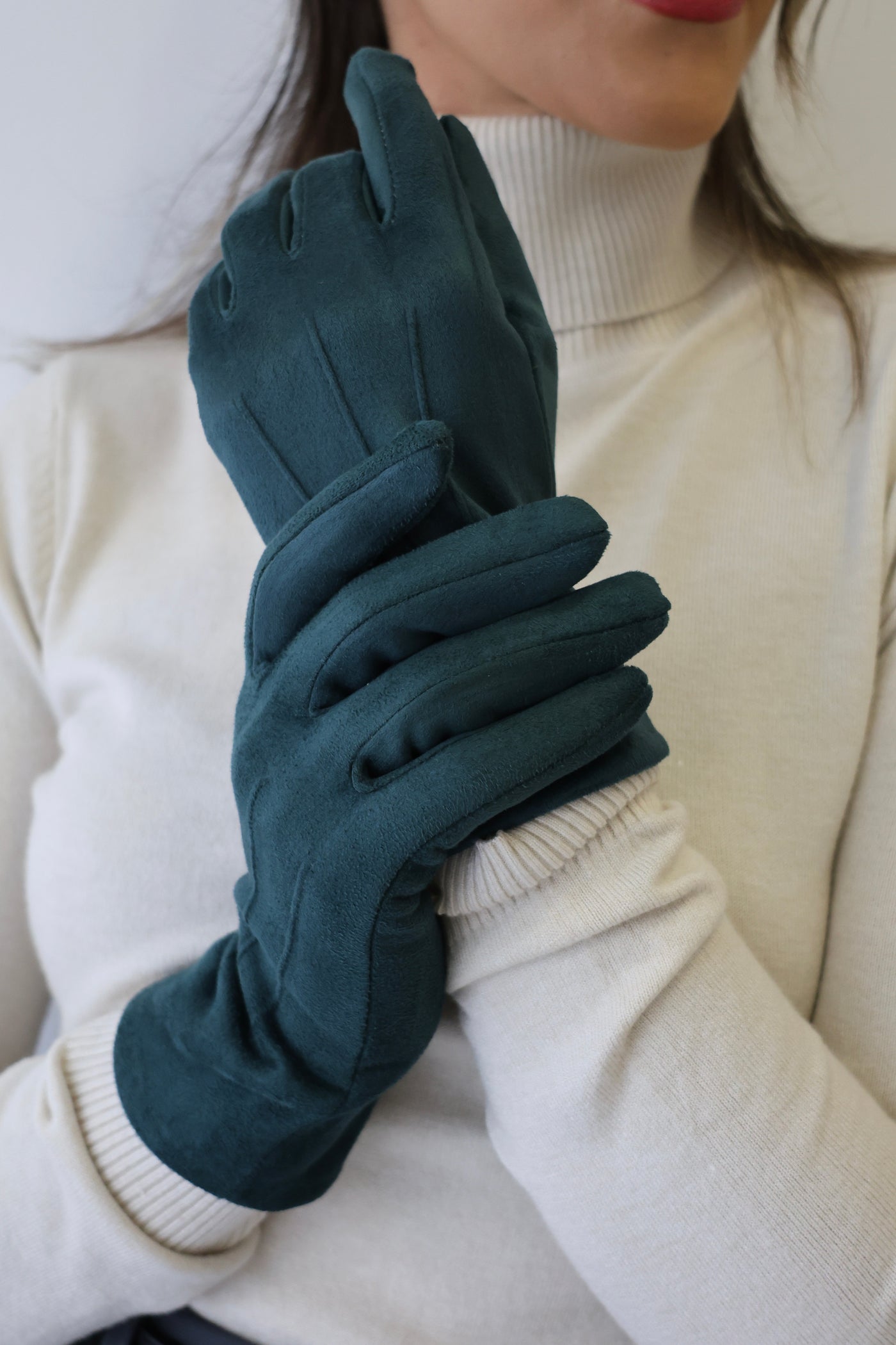 guantes verdes bianca