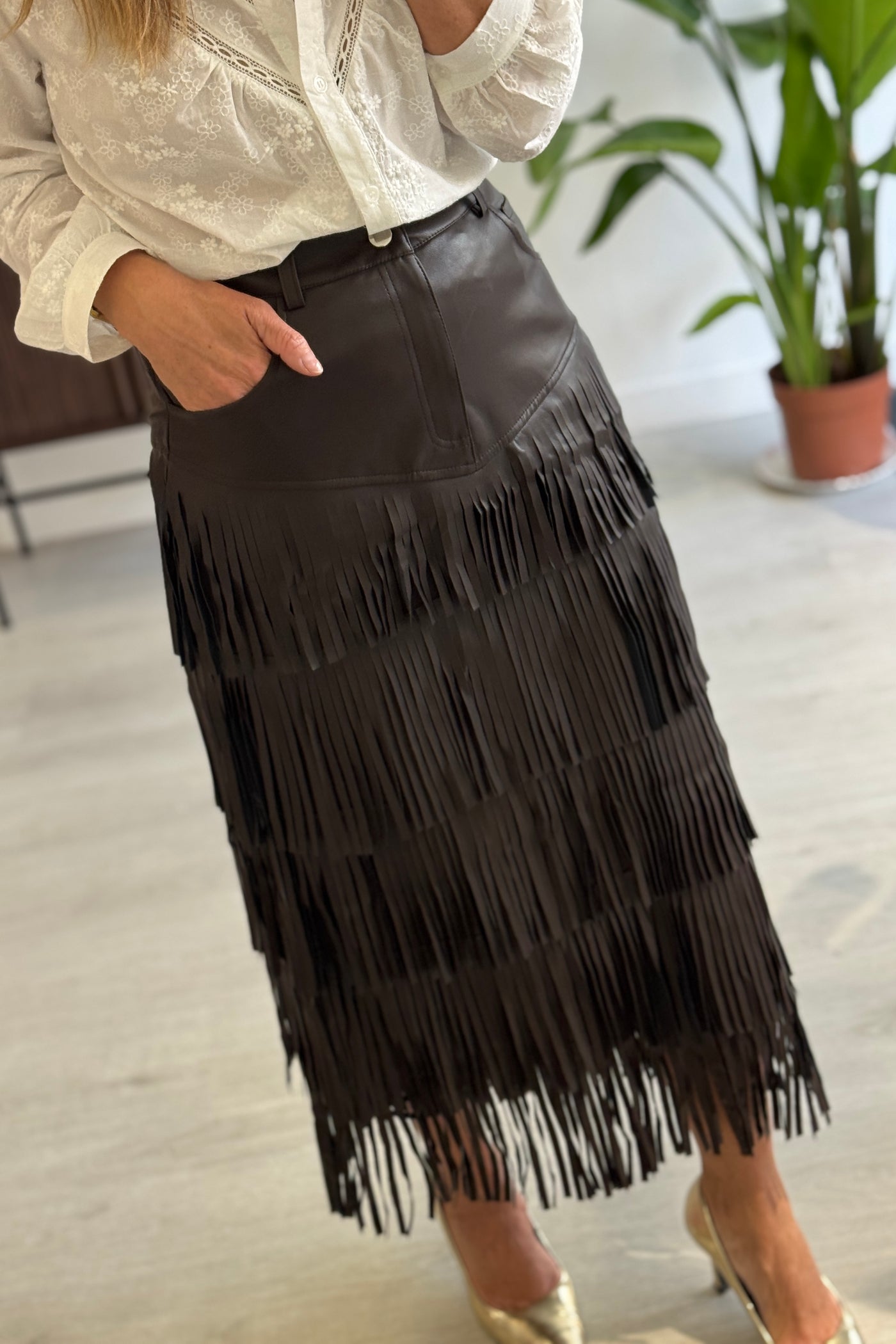 Brown skirt Alejandra