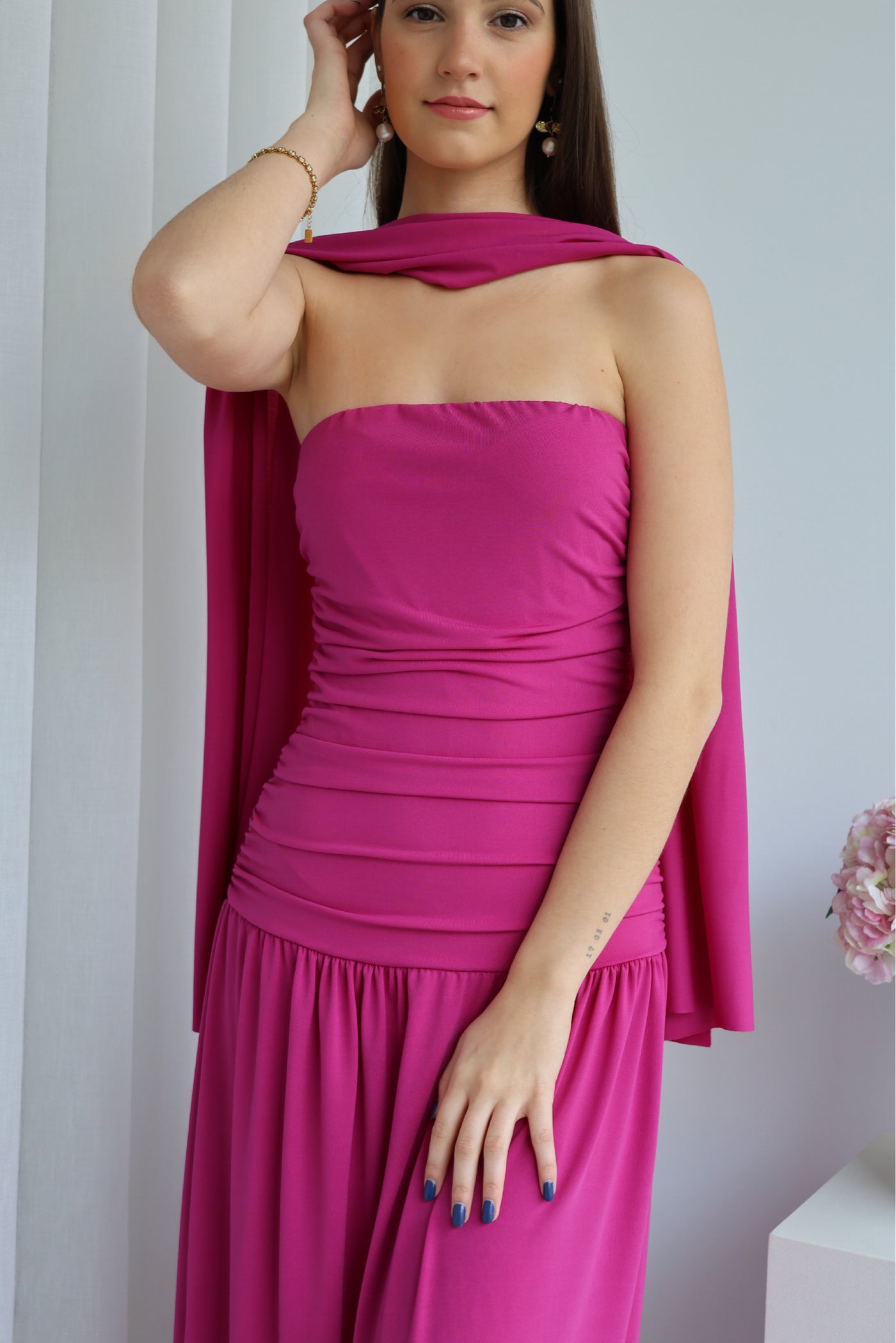 Vestido morado de Jessie