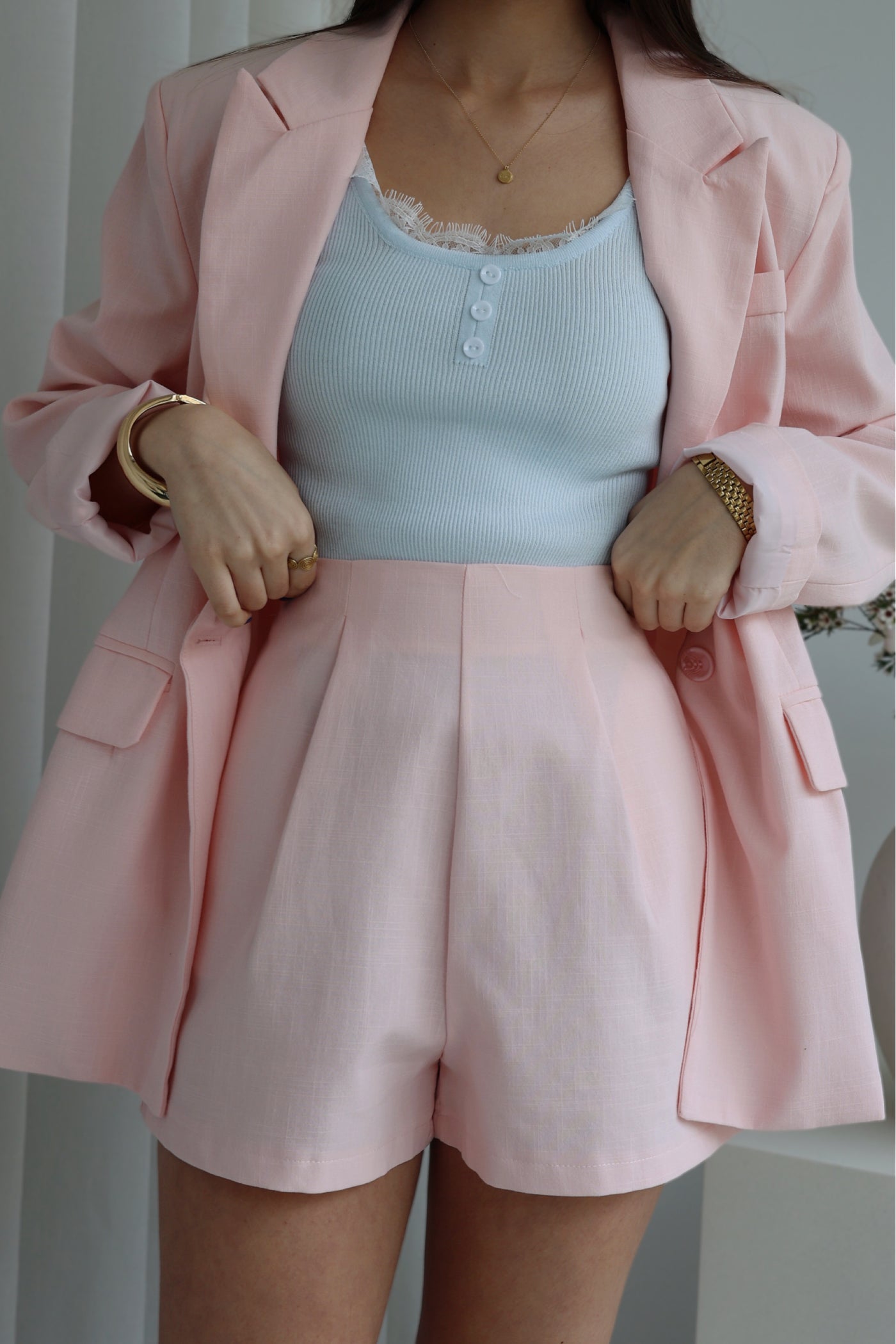 Calção rosa Leonora
