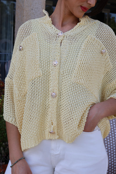 Casaco amarelo Anne