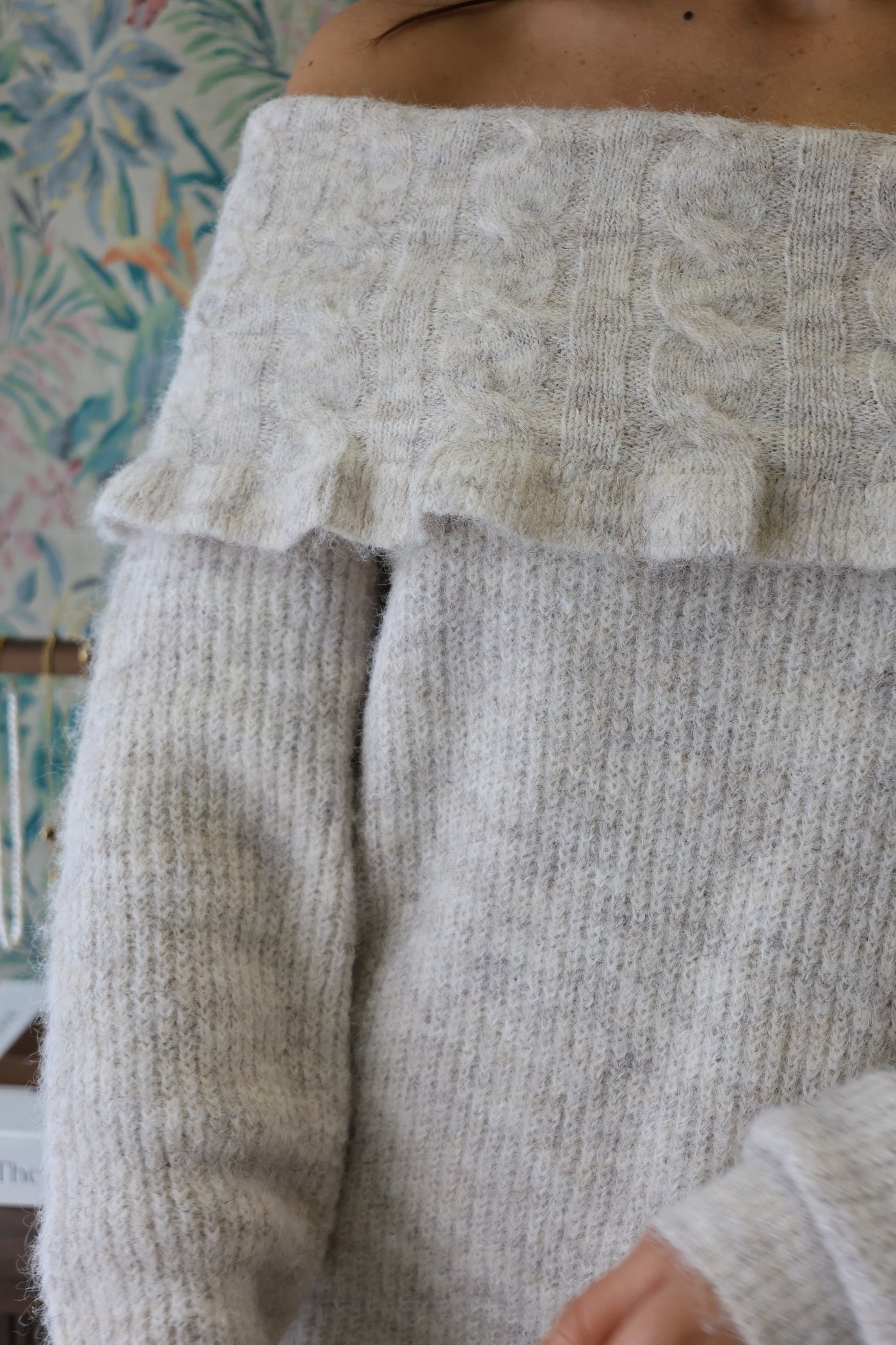 Camisola bege Beatriz