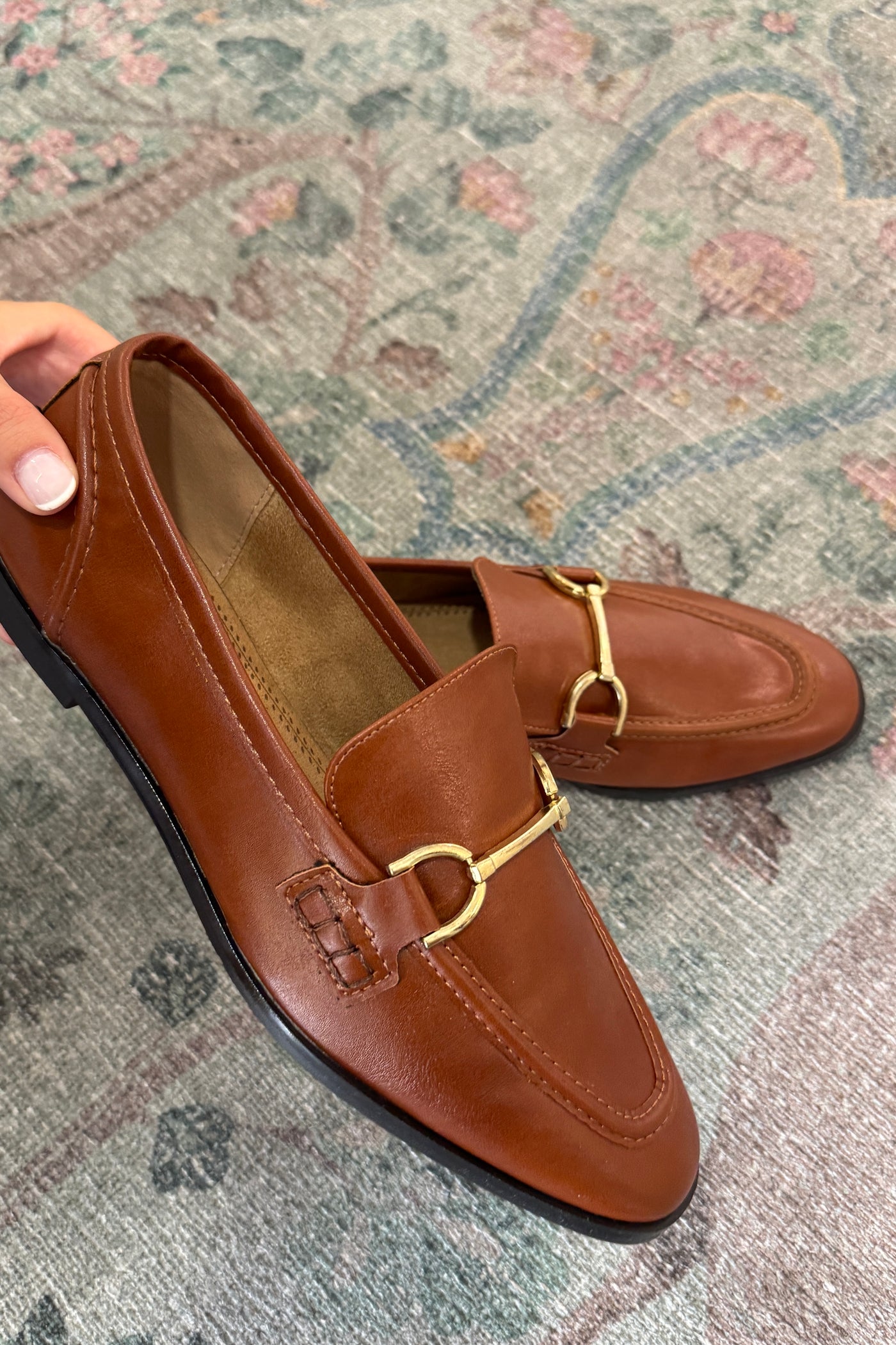 Marie camel moccasin