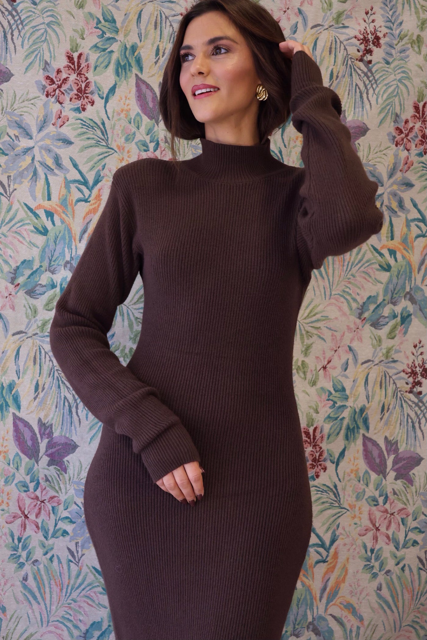 Vestido chocolate Betina