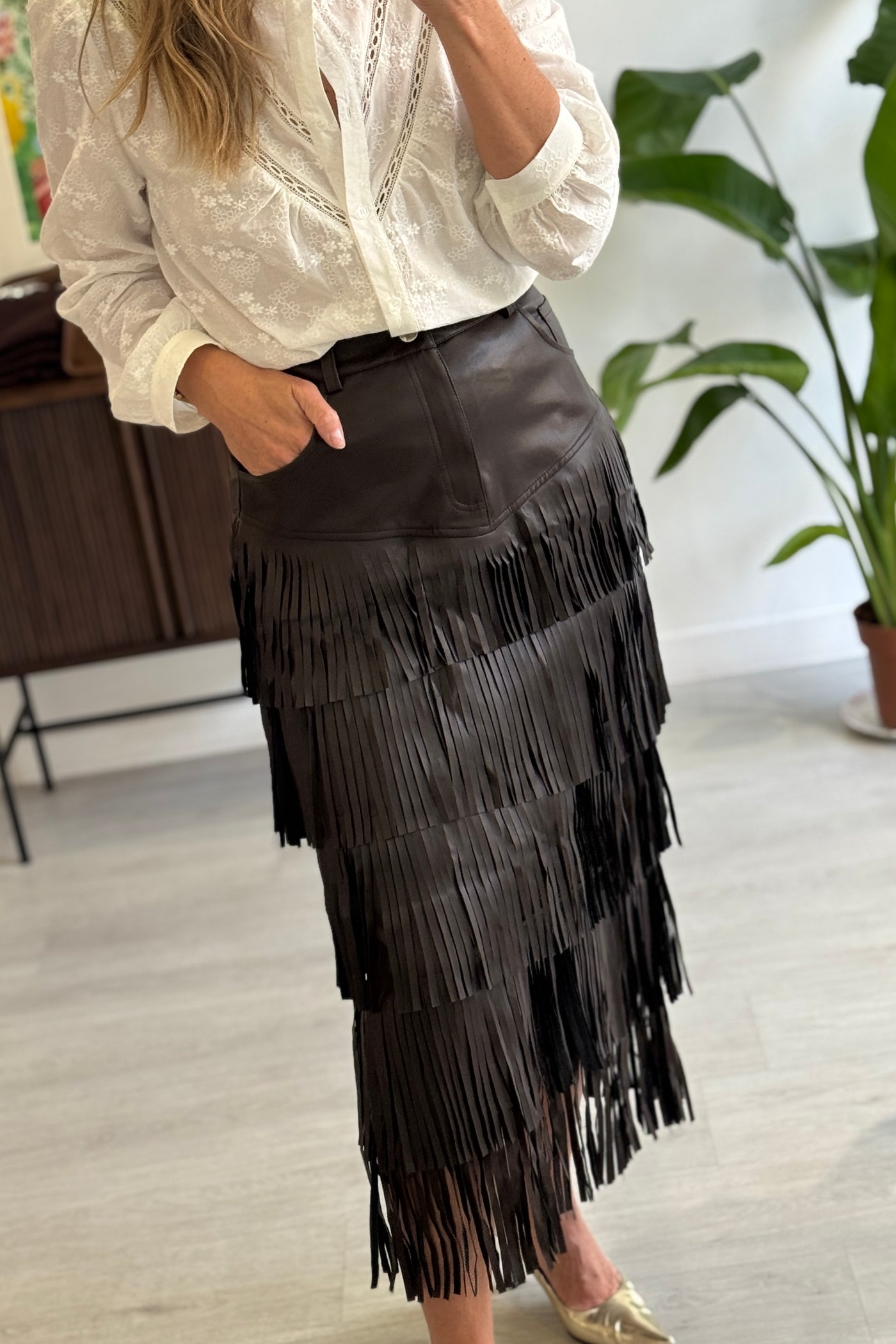 Brown skirt Alejandra