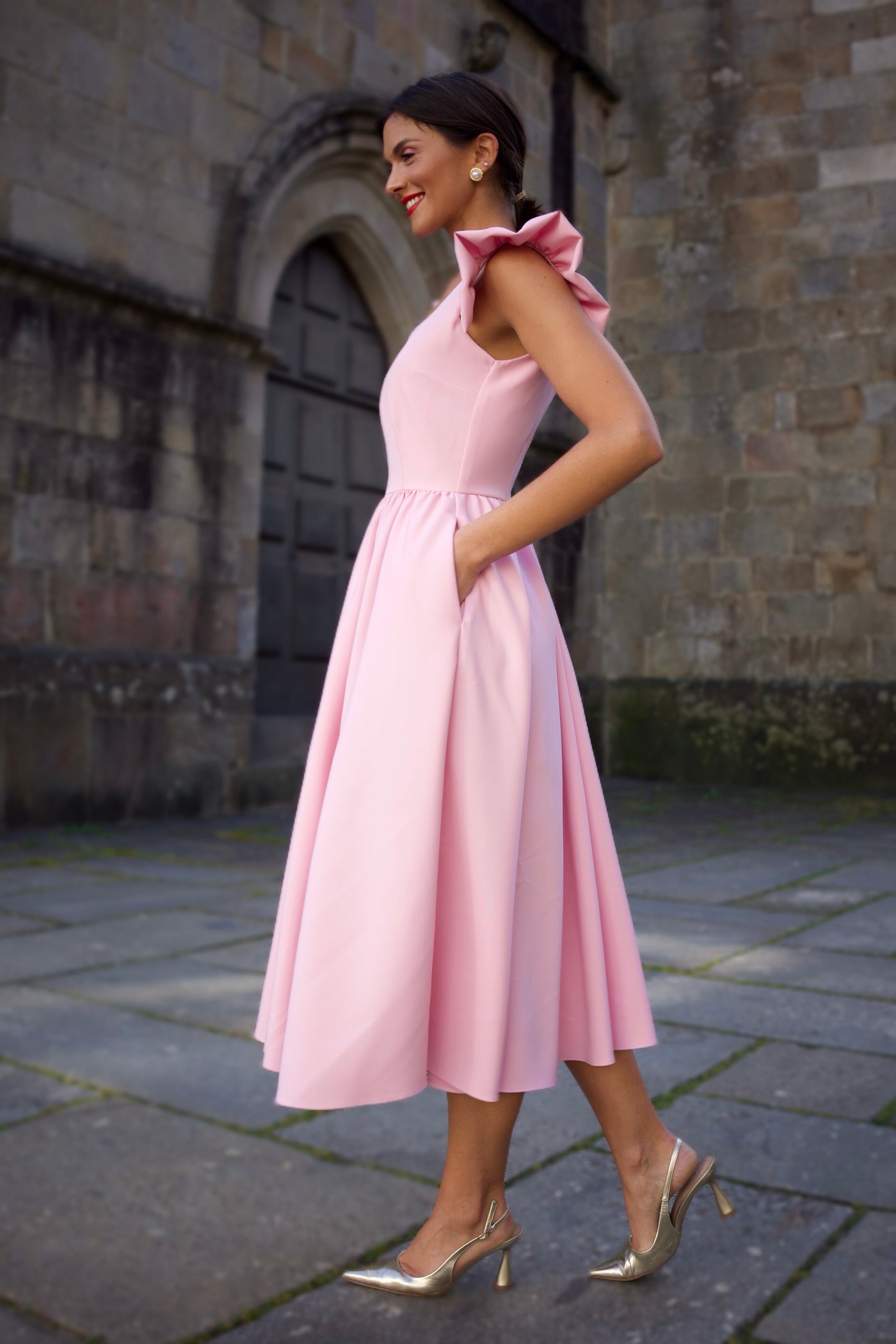 Vestido rosa sweet Alice
