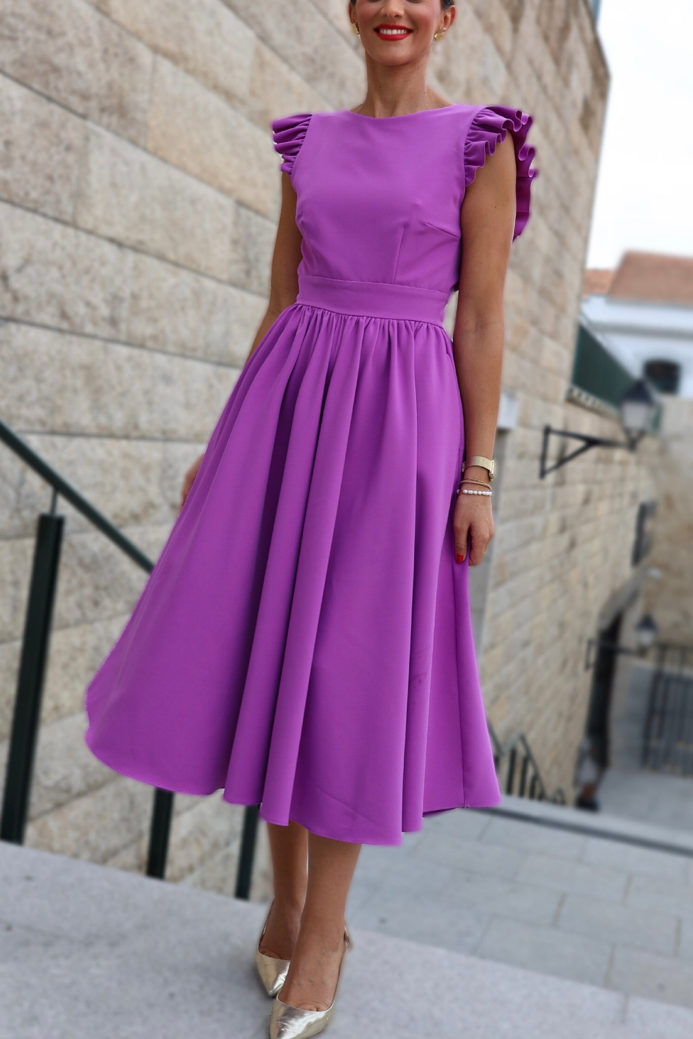 Purple Constanza Dress