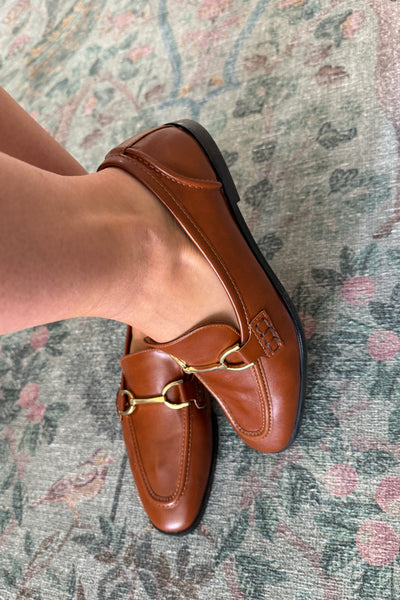 Marie camel moccasin