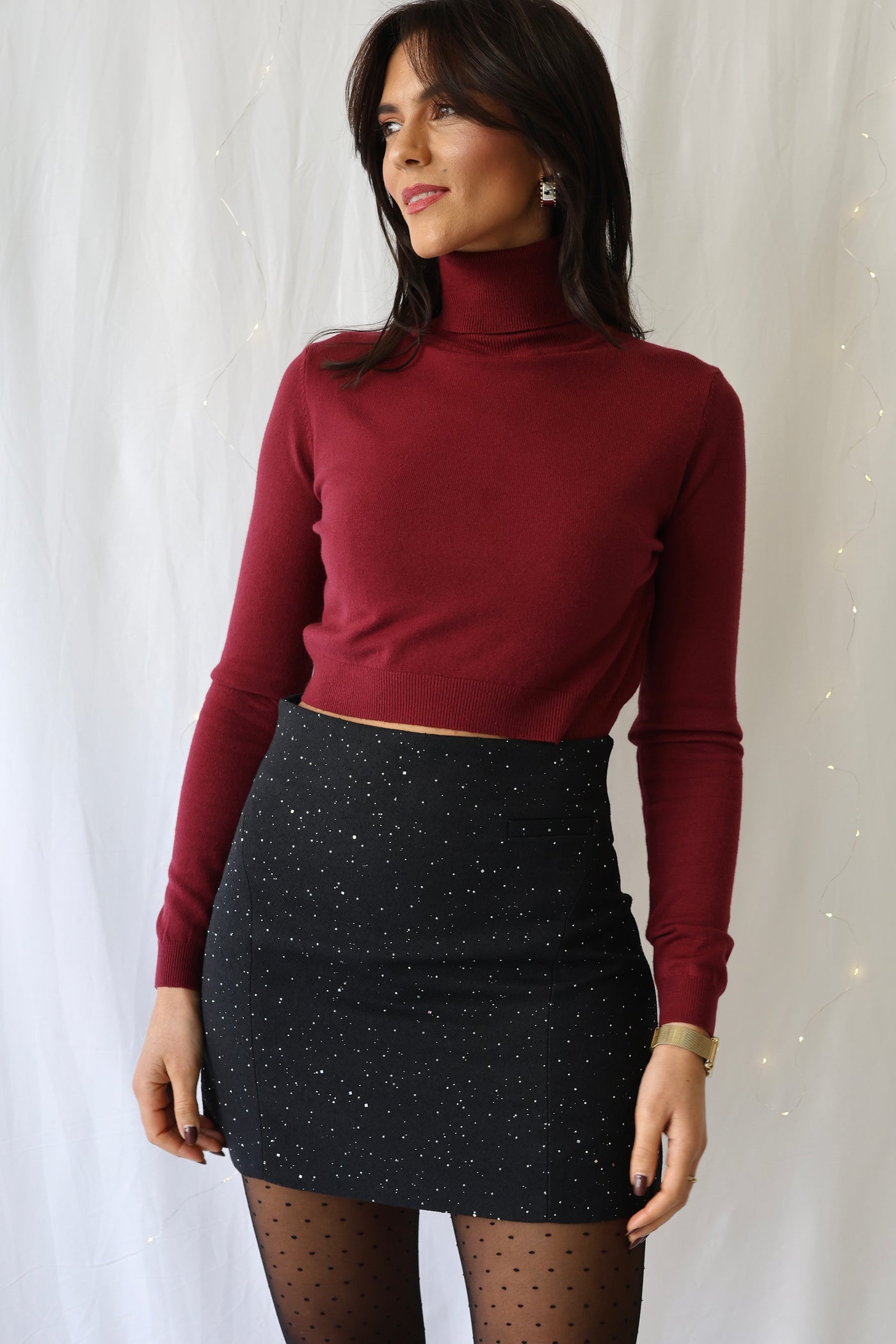 Camisola bordô Básica