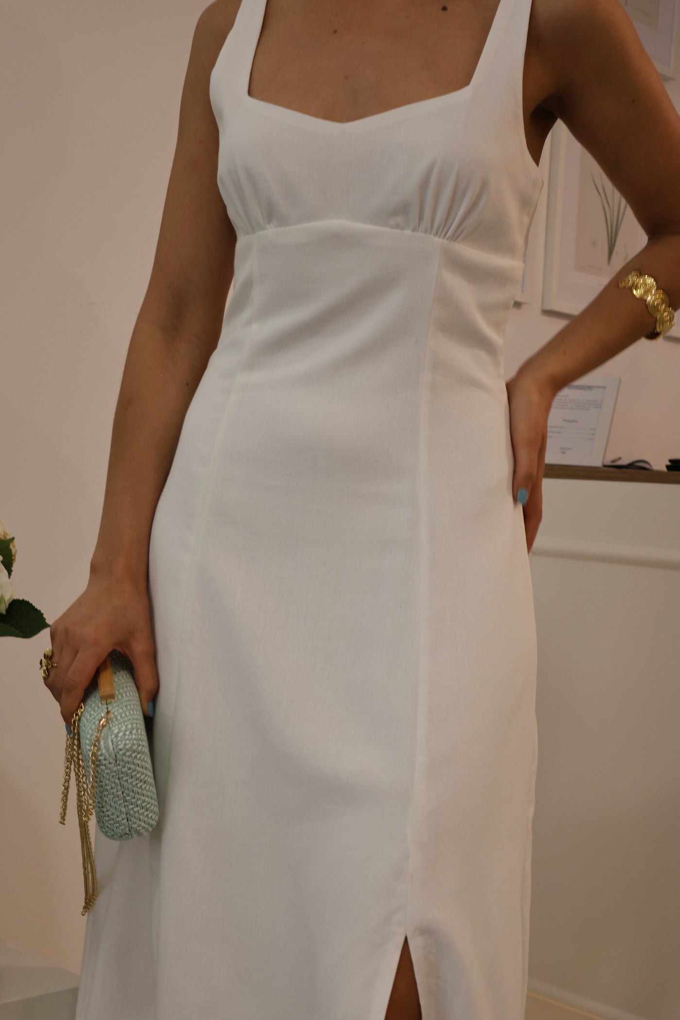 Elenna linen dress