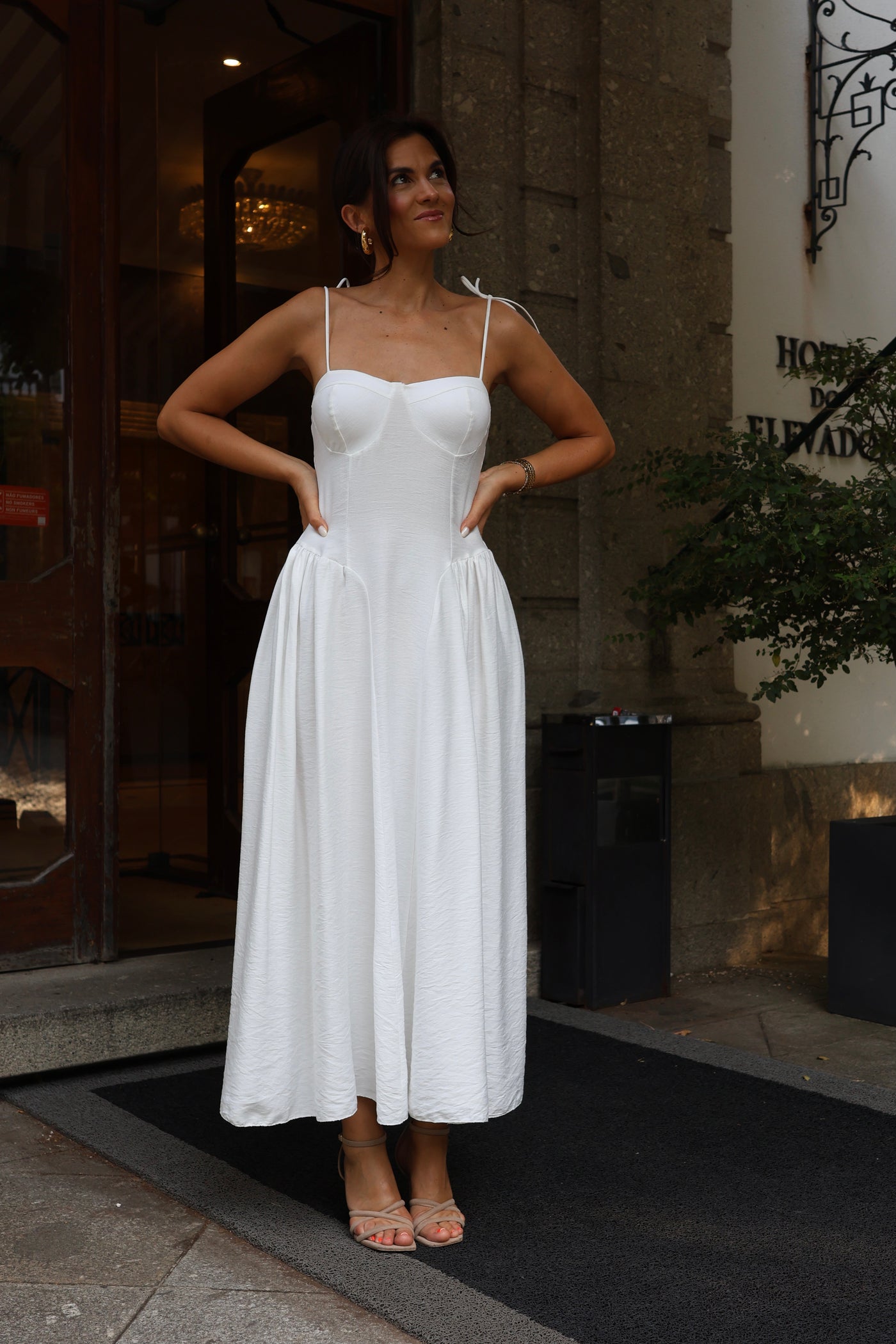 Vestido branco Letícia