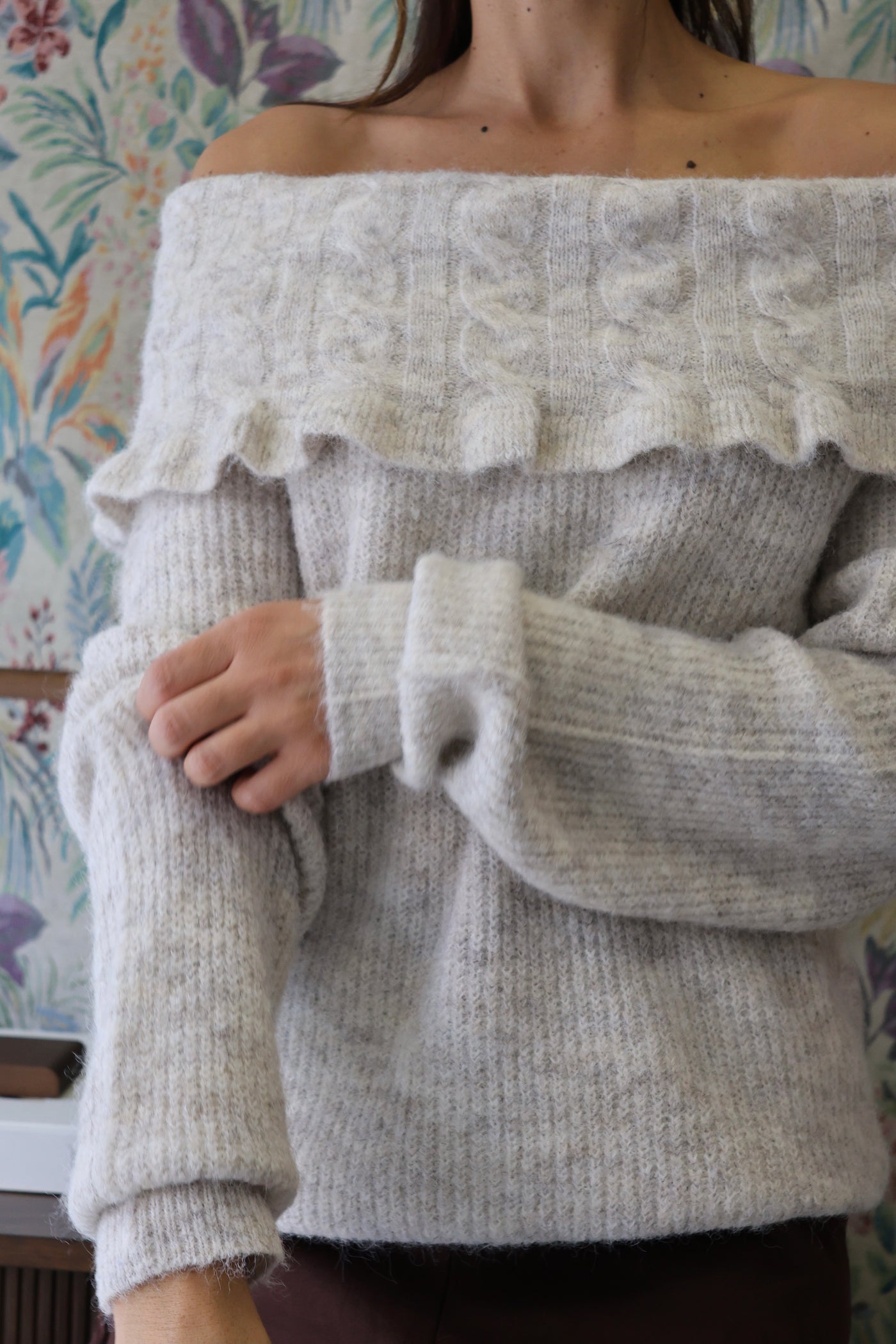 Camisola bege Beatriz