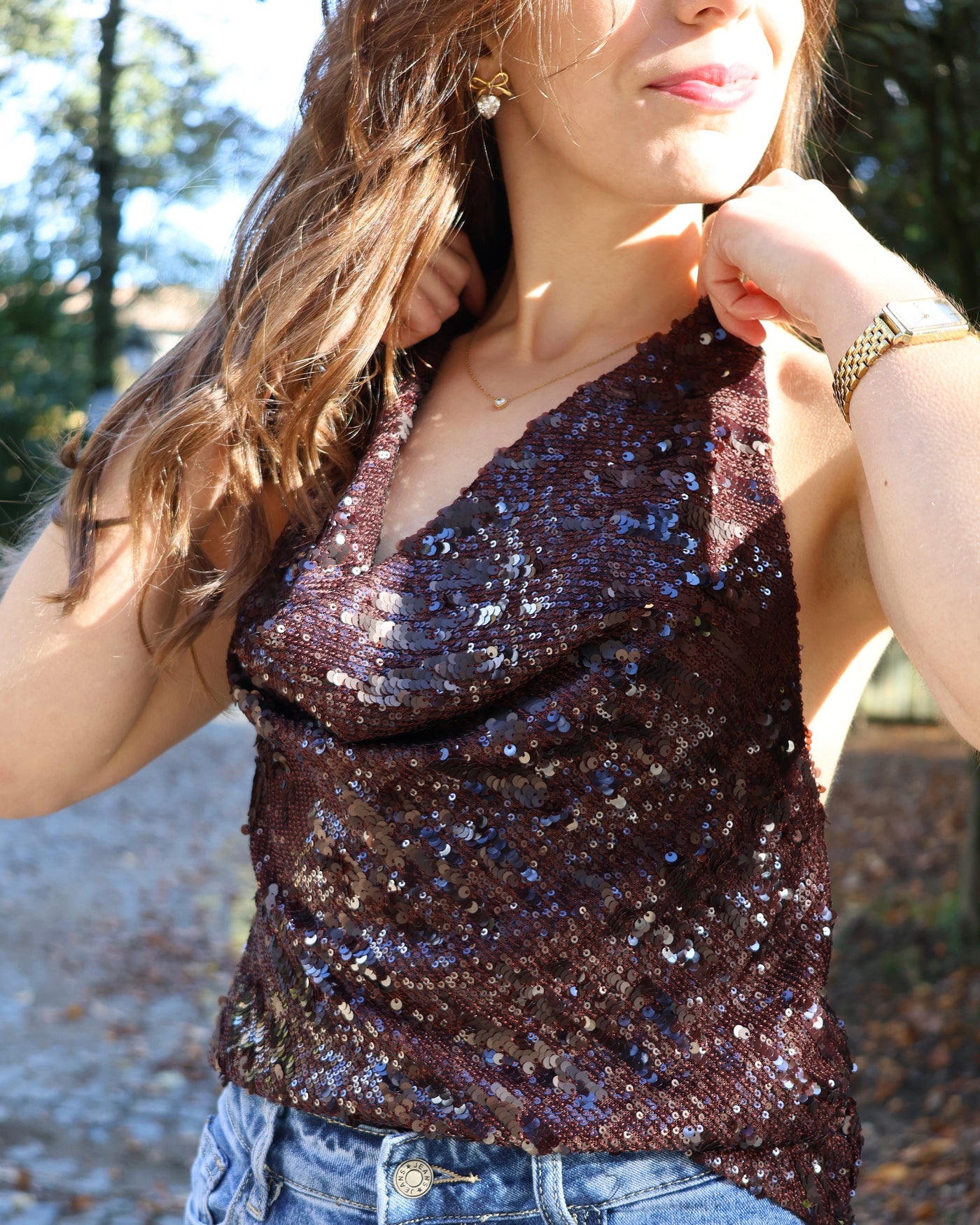 Top lantejoulas Cannes