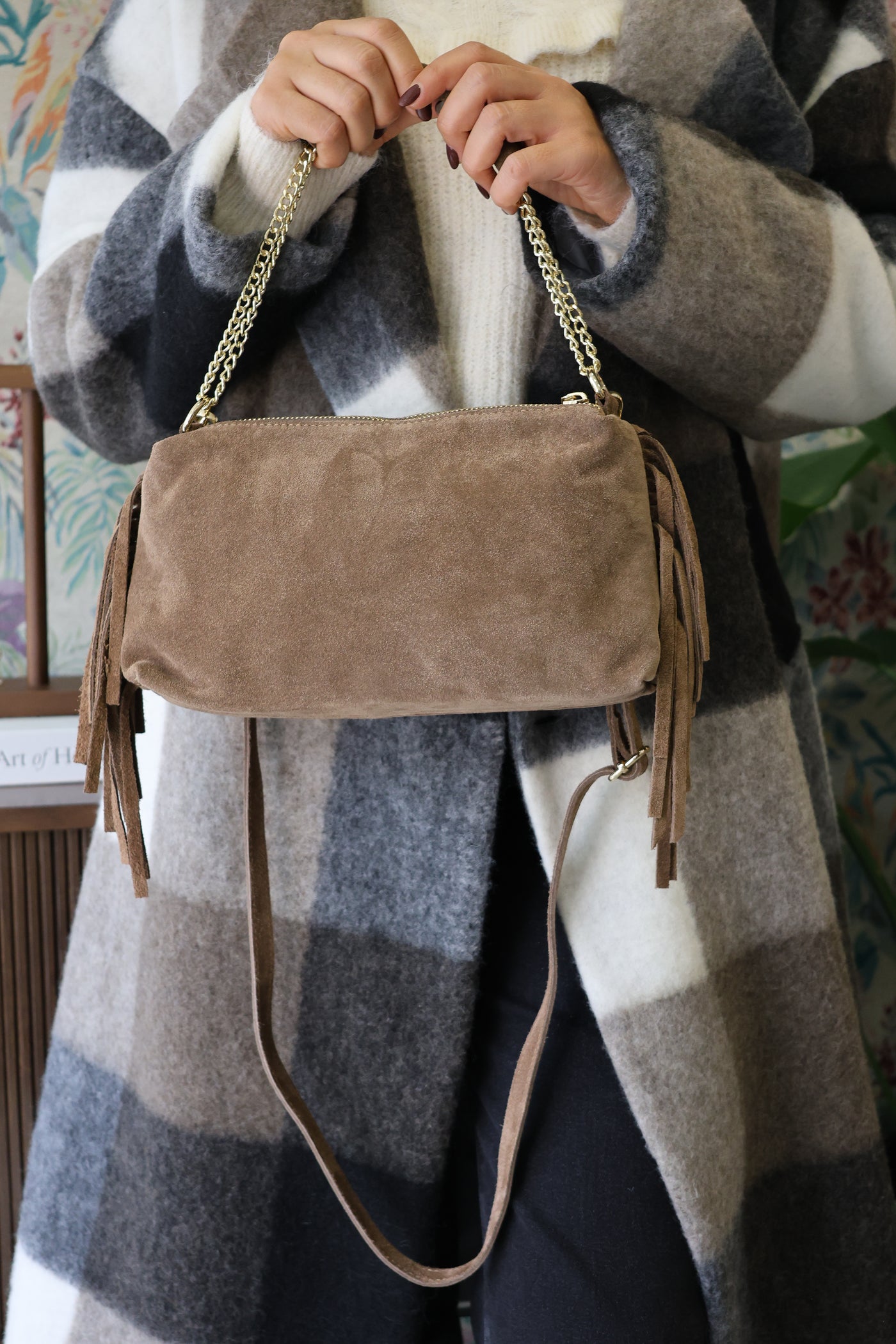 Bolsa camurça Coachella