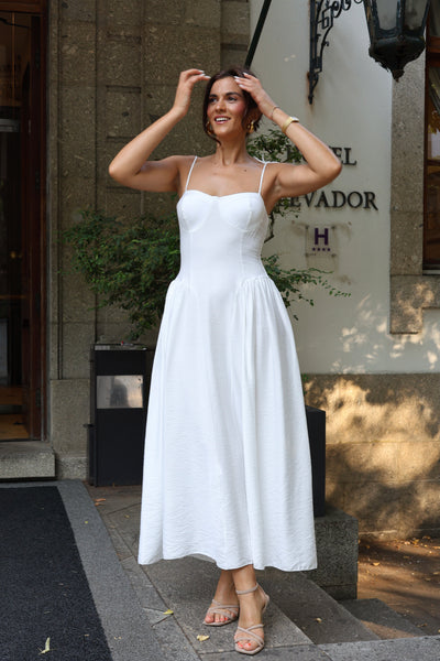Vestido branco Letícia