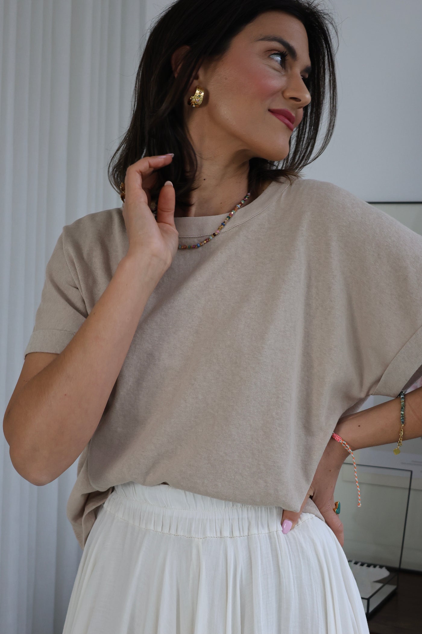 T-shirt camel Amélie