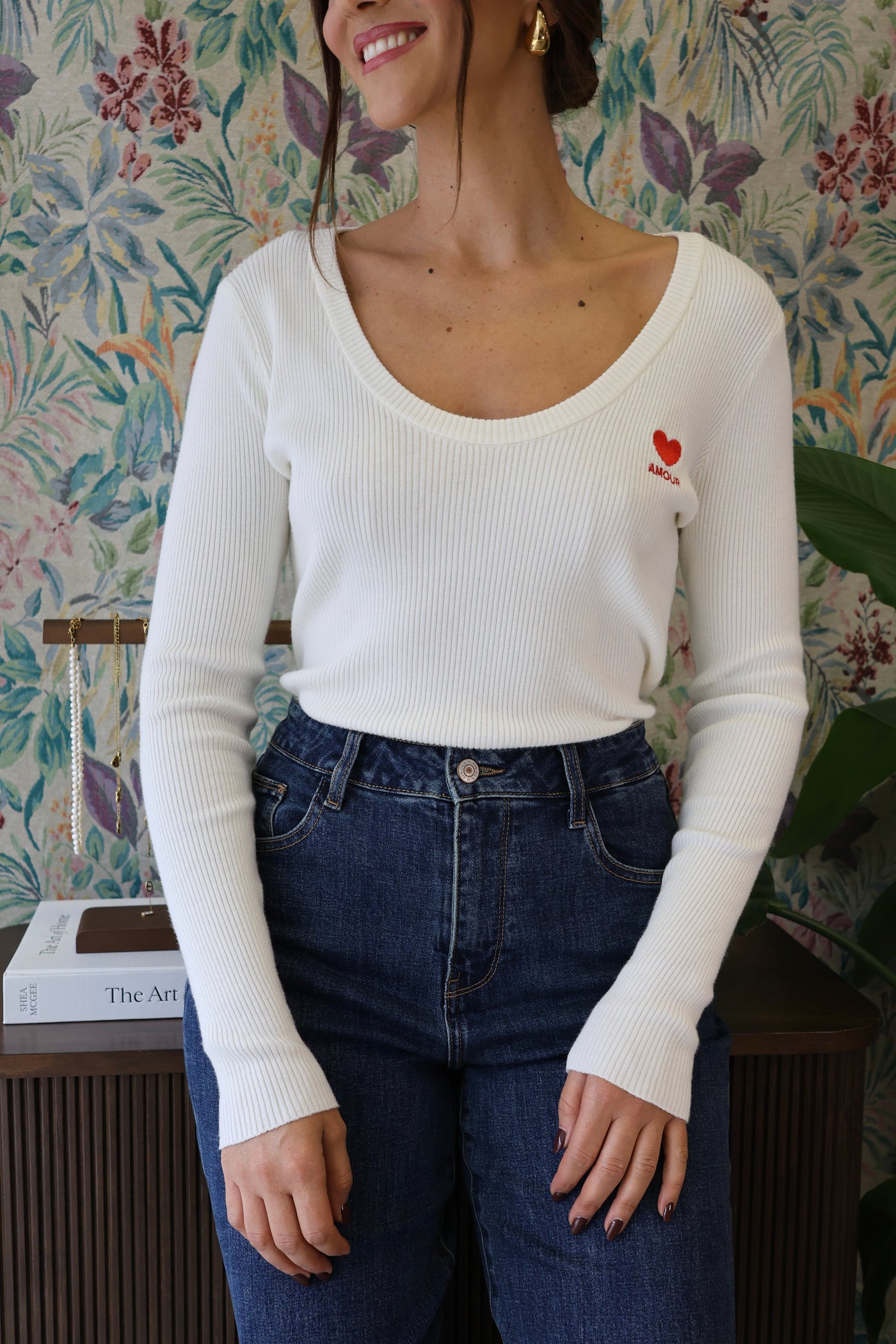 Camisola branco Jane