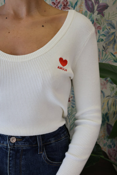 Camisola branco Jane